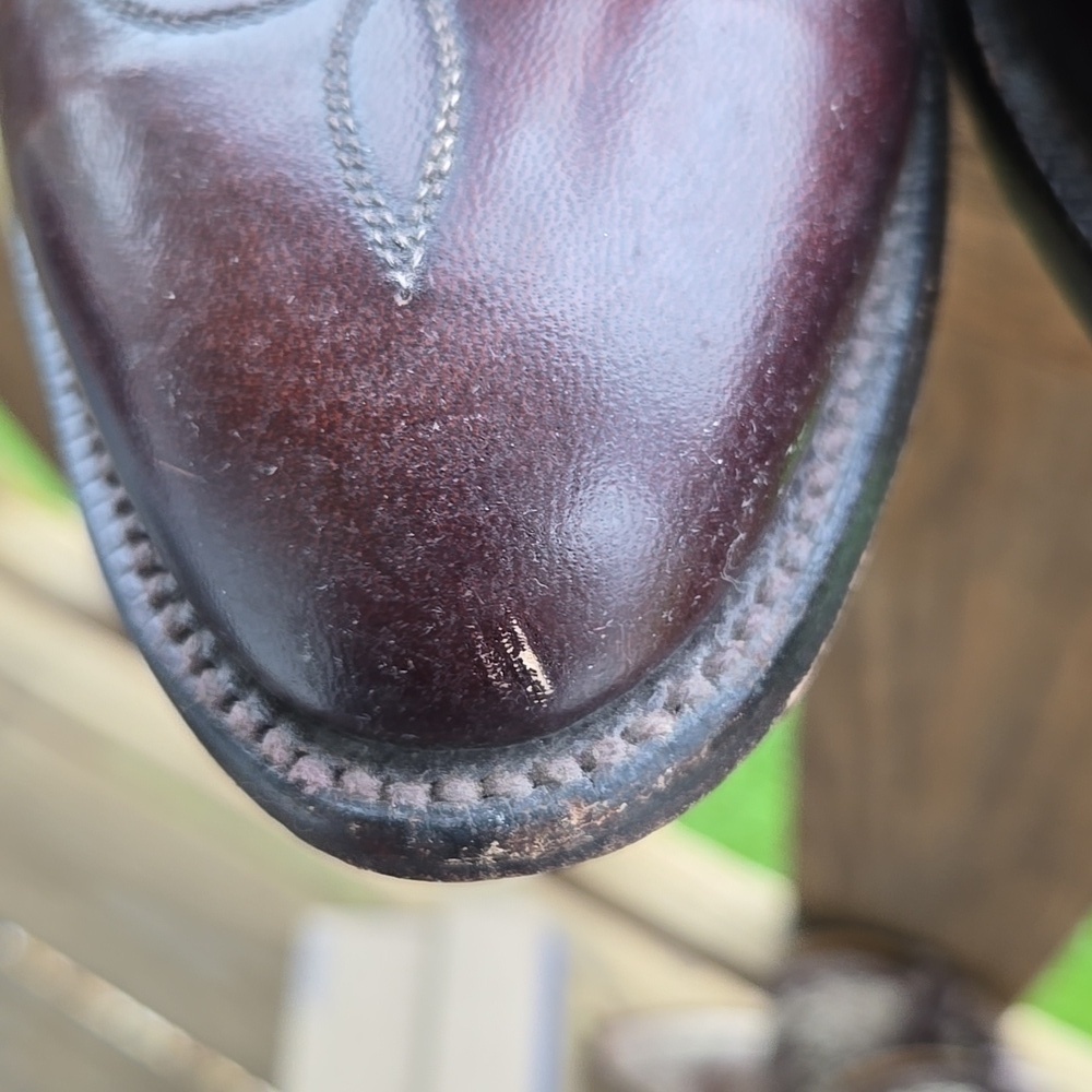 Lucchese 2000 Milano Goat Antique Brown Leather Cowboy Boots T3083R4 9.5 D - Picture 10 of 11